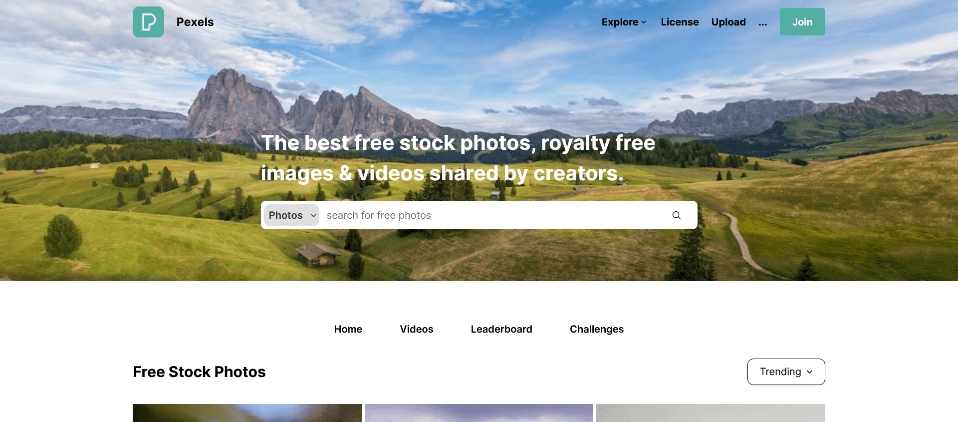 Pexels Clone